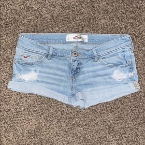 Hollister Light Blue Denim Jean Shorts